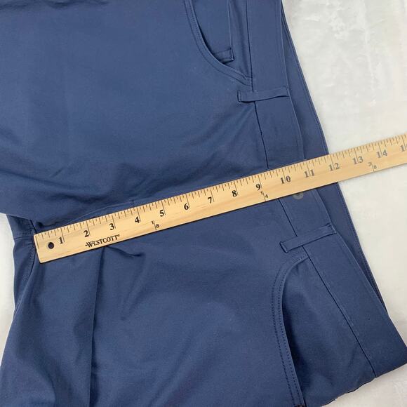 Public Rec Dealmaker 5 Pocket Pants Men 33x28 Navy Blue Stretch Work Golf Office - Picture 13 of 14